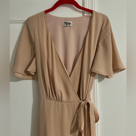 Show Me Your MuMu Dusty Pink Wrap Maxi Dress - Picture 6 of 7